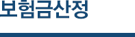 보험금산정